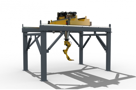 10軸空中抓舉桁架機(jī)器人