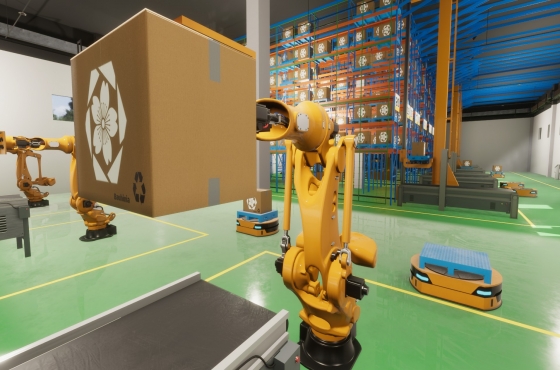 8軸地面移動(dòng)機(jī)器人